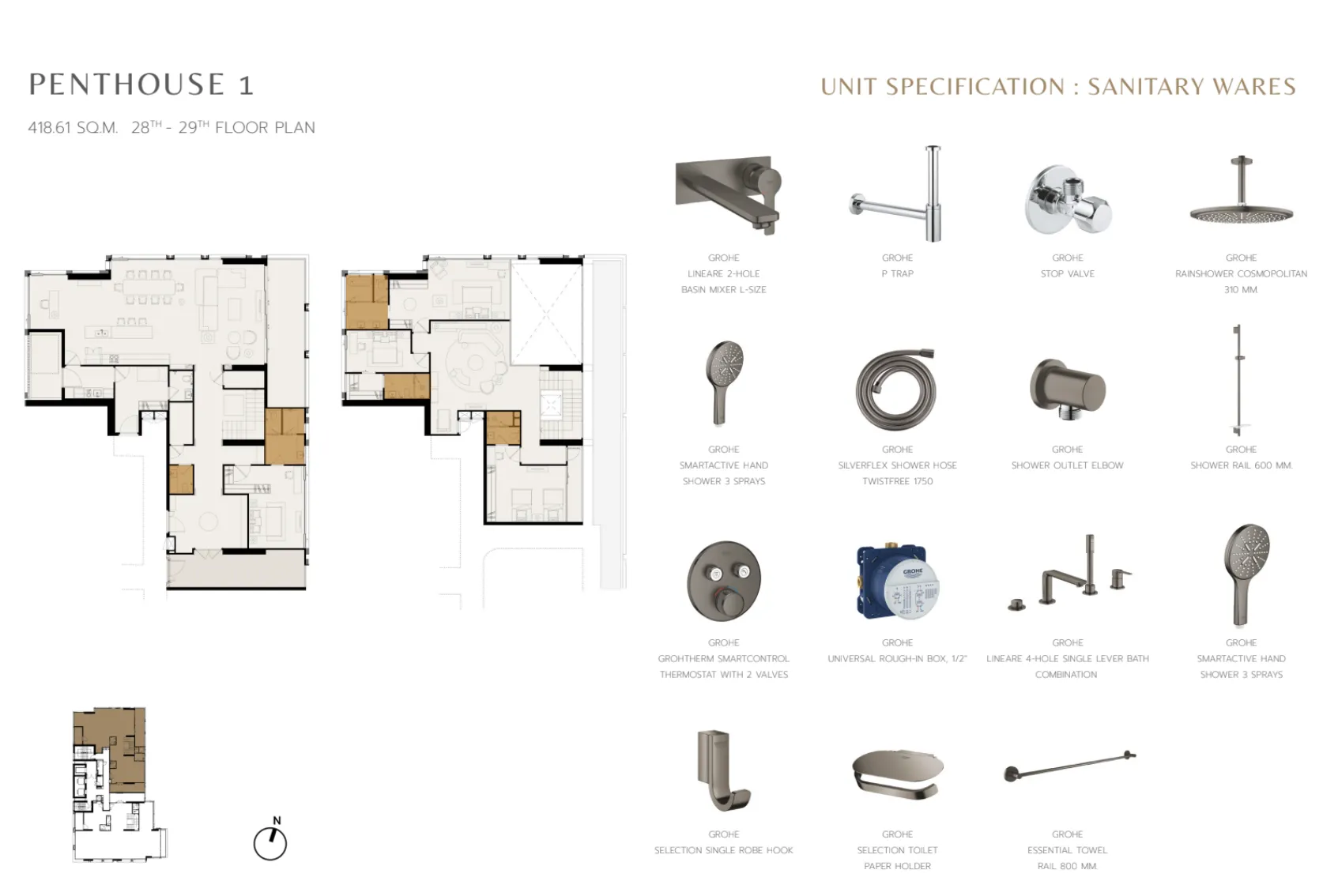 4 BD Unit for sale at ROMM Convent thumbnail 8