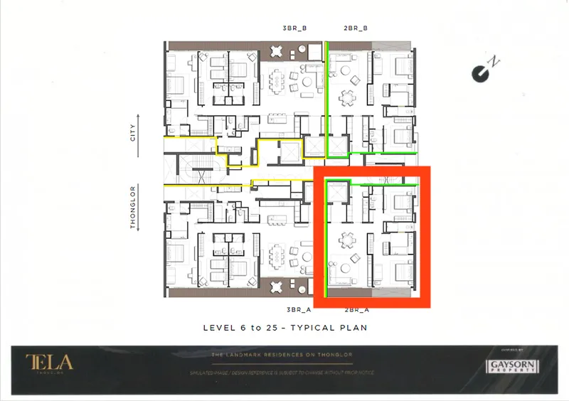 在TELA Thonglor的2房公寓 thumbnail 6
